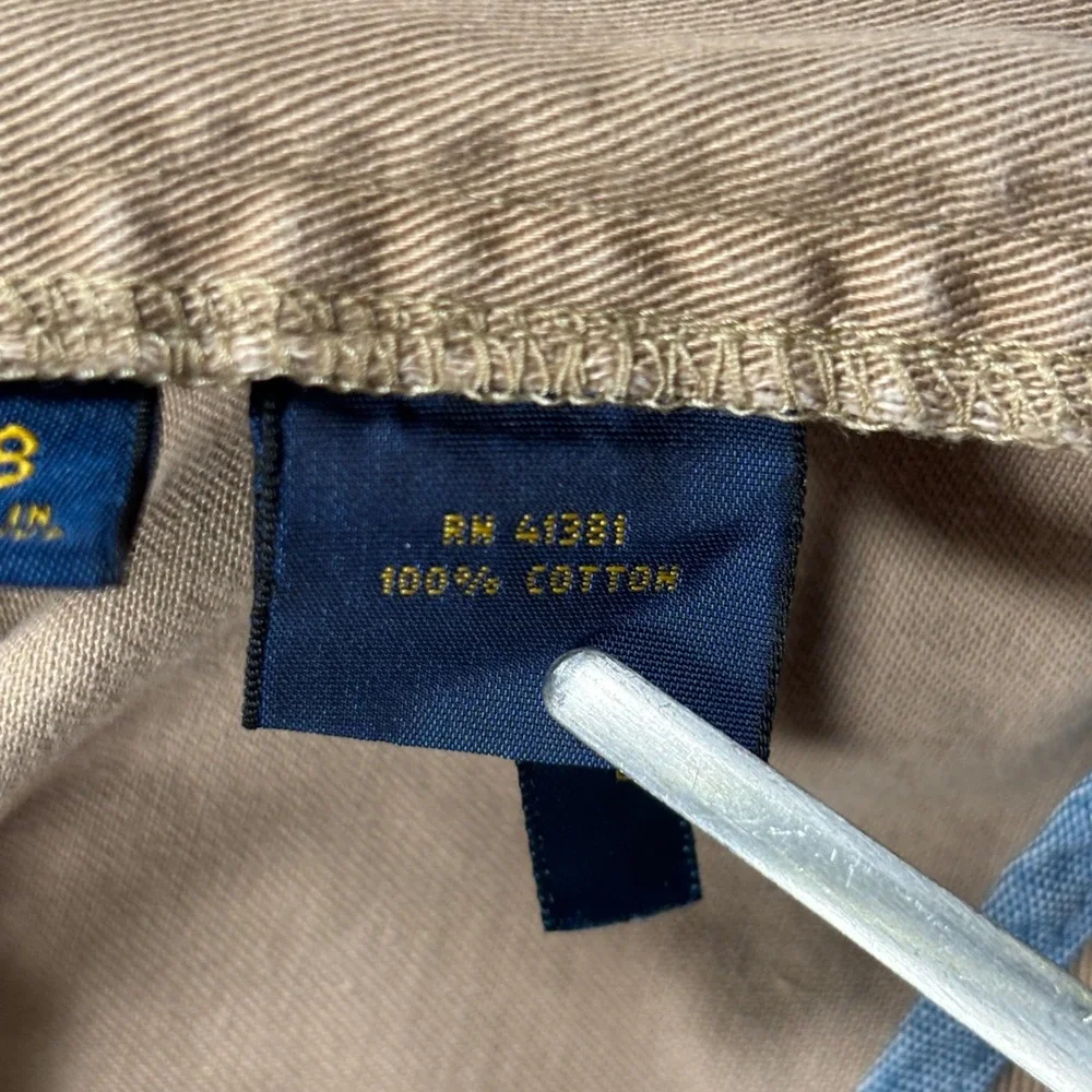 Polo Ralph Lauren Chino Shorts Mens 38 Tan Classic Fit 9